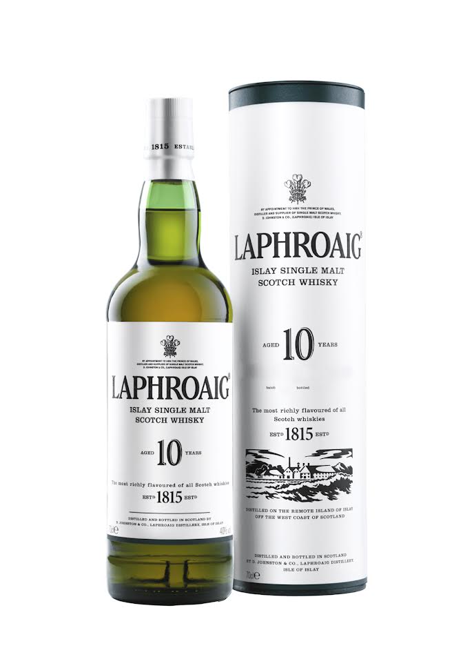 MINI Laphroaig Single Malt Scotch Whisky 10 Year Old - 50ml - Bottle