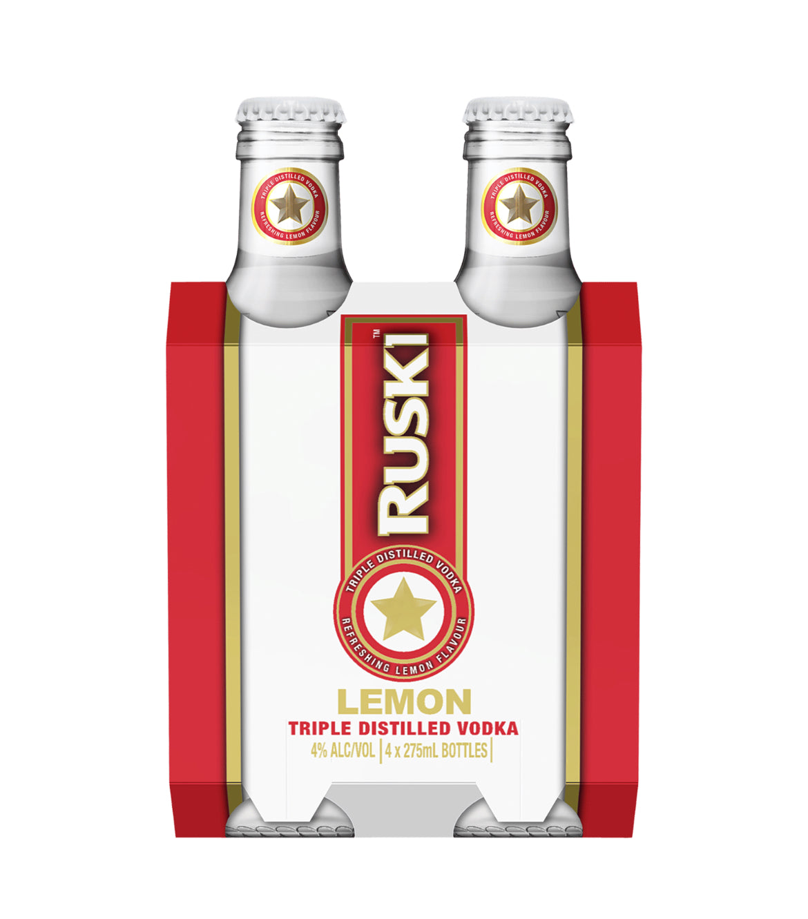 Premixed Ruski Vodka & Lemon