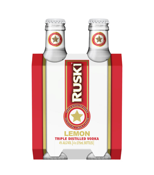 Premixed Ruski Vodka & Lemon