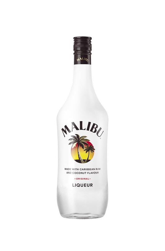 Malibu White Rum & Coconut Liqueur 700ml or 1 Litre - Bottle