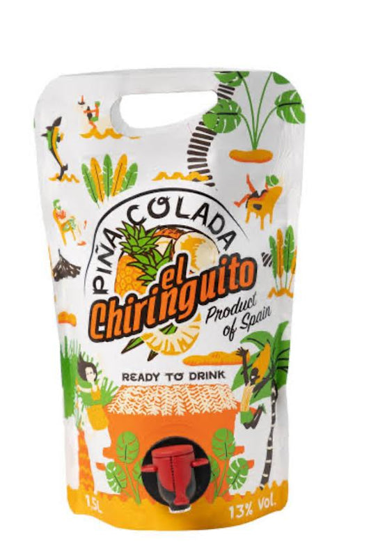 10 ONLY - El Chiringuito Pina Colada - 1.5L - Pouch. Was $30 now $15 Each