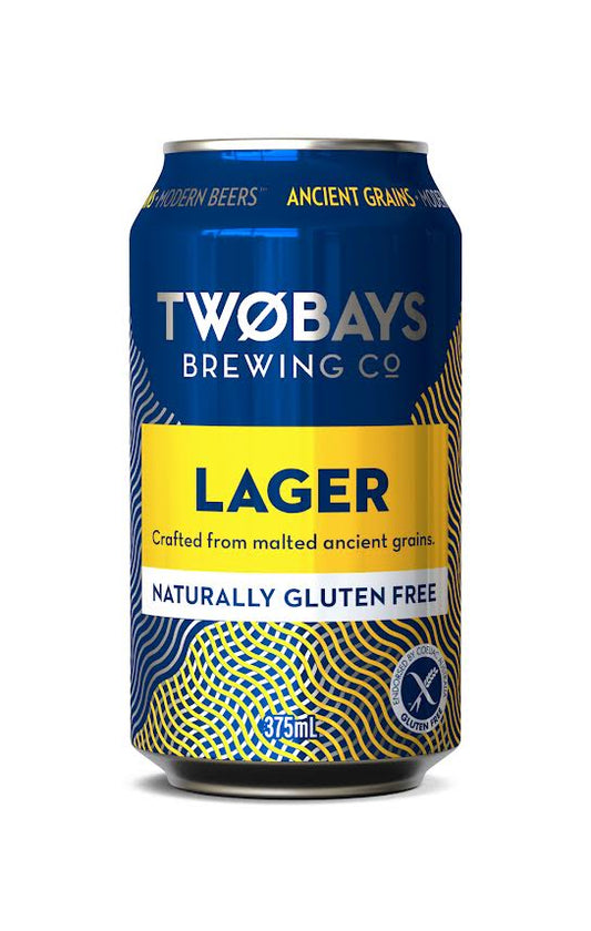 SALE - Two Bays Lager - Gluten Free - 375ml - Can