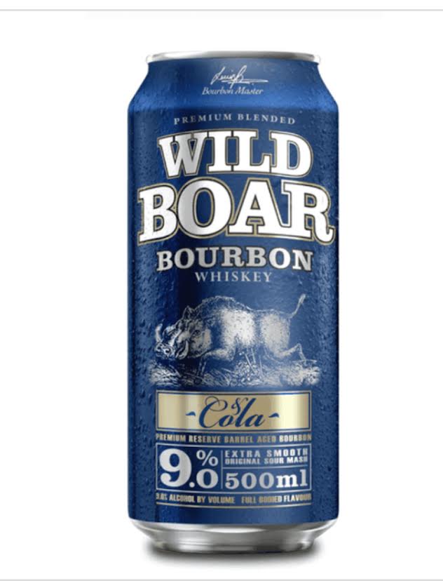 Wild Boar - Bourbon & Cola - 500ml - Can