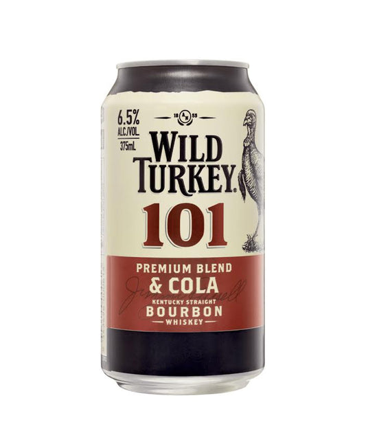 101 Wild Turkey Bourbon & Cola - 375ml - Can