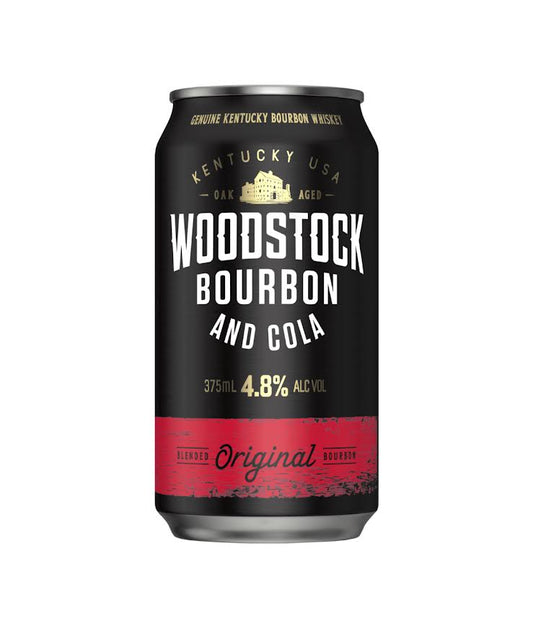 Woodstock Bourbon & Cola - 375ml - Can