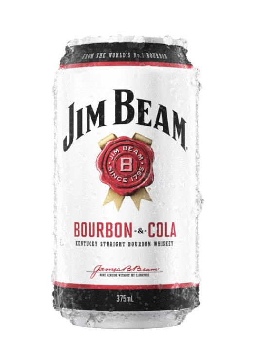 Jim Beam & Cola Can 375ml